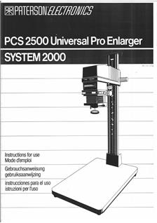 Philips PCS 2500 manual. Camera Instructions.